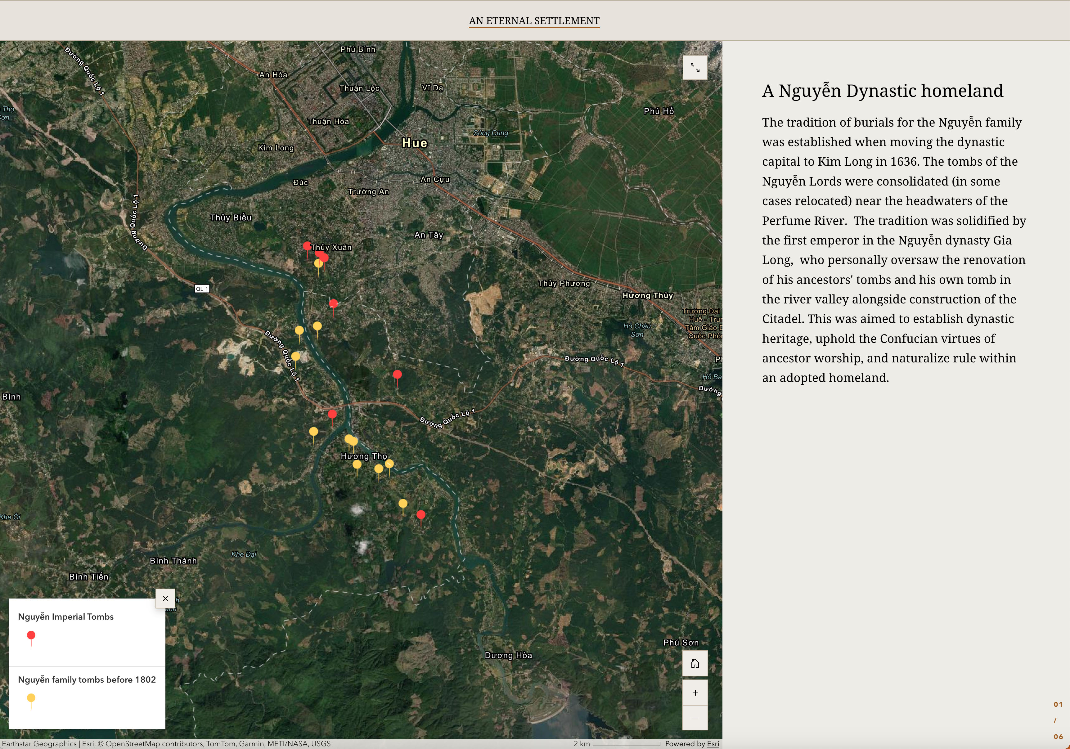 Mapping ancestral tomb locations to see dynastic heritage