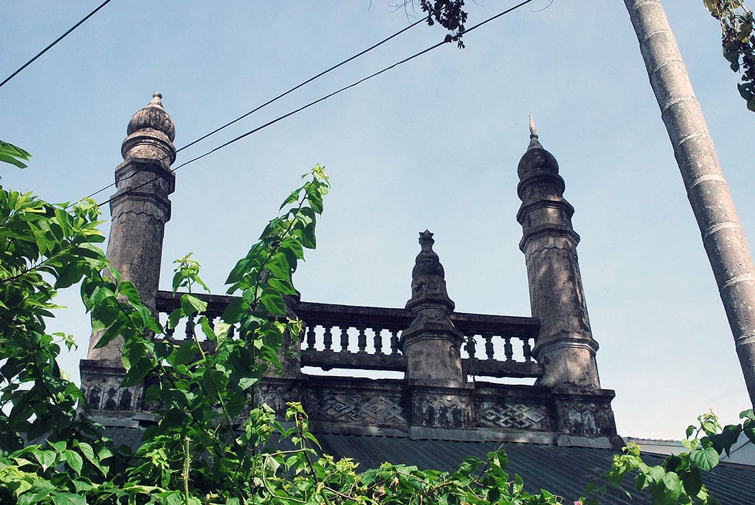 Architectural decorations on a mosque,