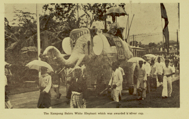 The Kampung Baharu White Elephant, which was awarded a silver cup.