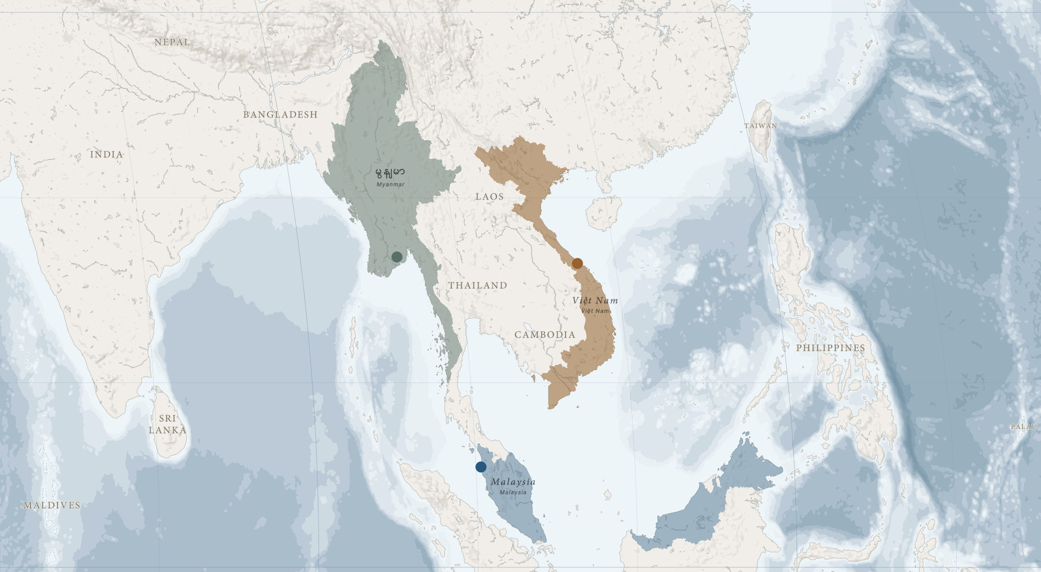 Screenshot of Site and Space base map