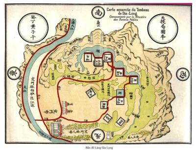 Thiên Thọ Mausoleum map